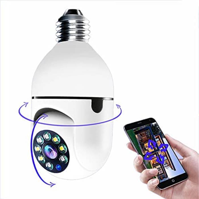 360° Wireless Light Bulb Security Camera™