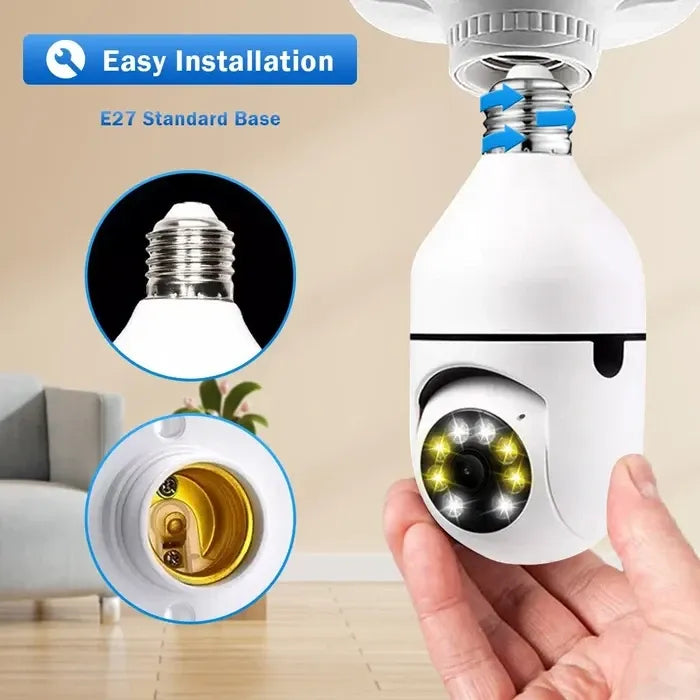360° Wireless Light Bulb Security Camera™
