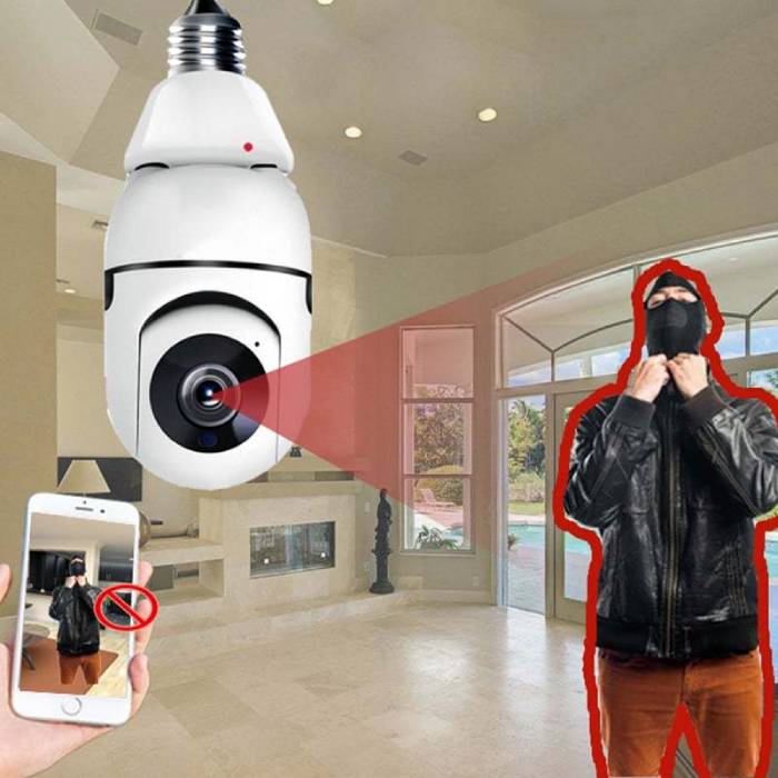 360° Wireless Light Bulb Security Camera™