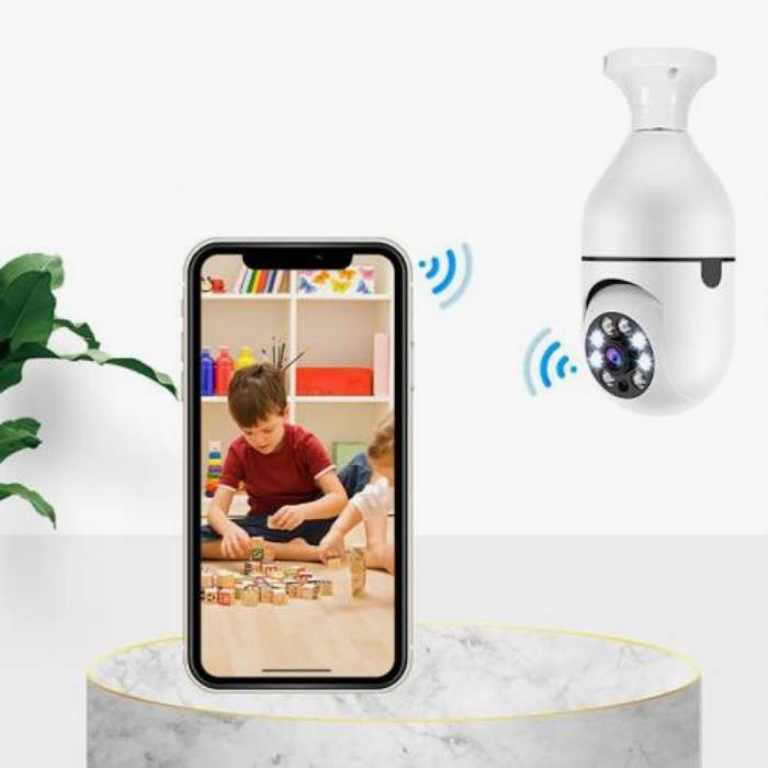 360° Wireless Light Bulb Security Camera™