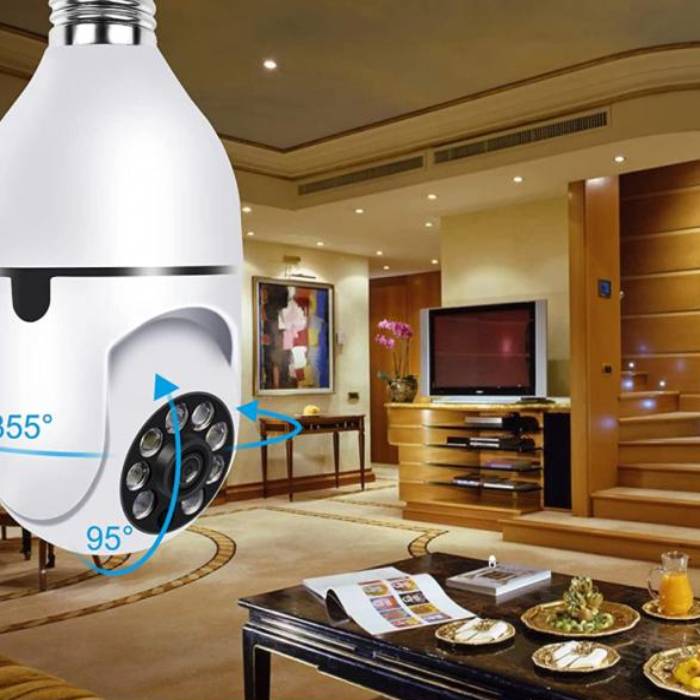 360° Wireless Light Bulb Security Camera™