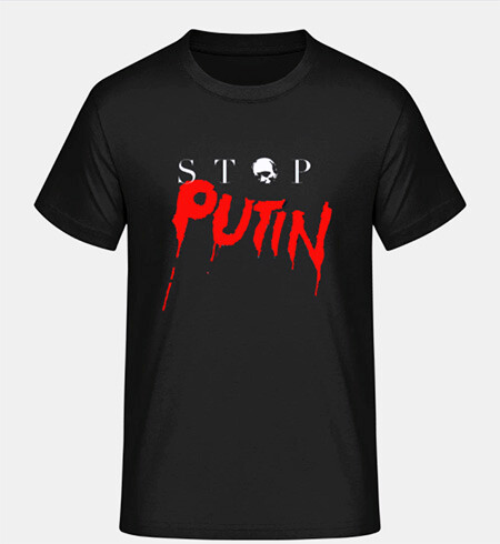Stop Putin Stop War In Ukraine T-shirt